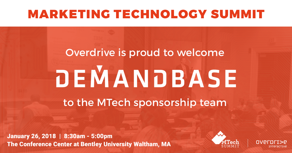 Demandbase joins MTech as a sponsor